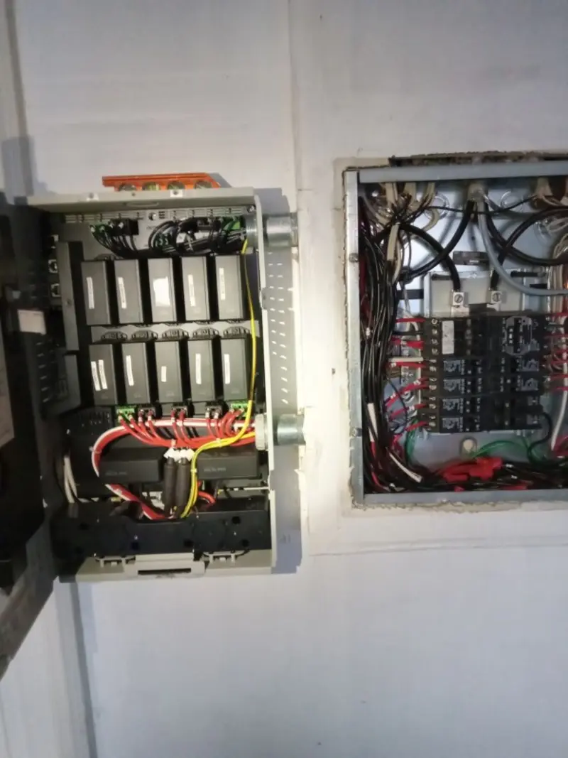 Electrical panel upgrade completed for Indoor Lighting Installation in Collier